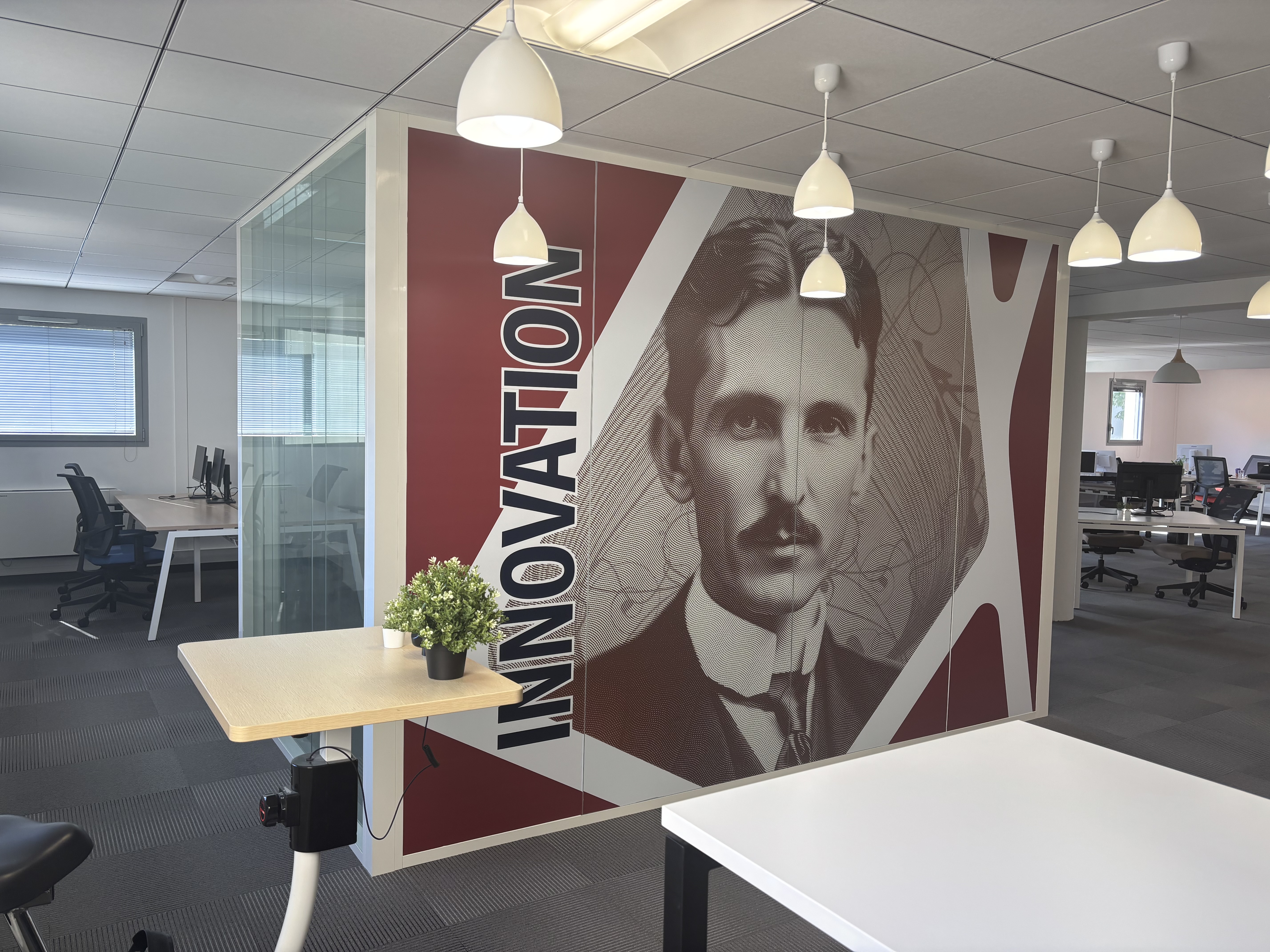 Mur Innovation dans les locaux Diane Consulting